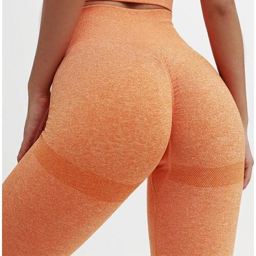 NORMOV Women Pants Workout High Waist Push Up Patchwork Ankle Length Polyester Trousers Fitness Skinny Femme Pants