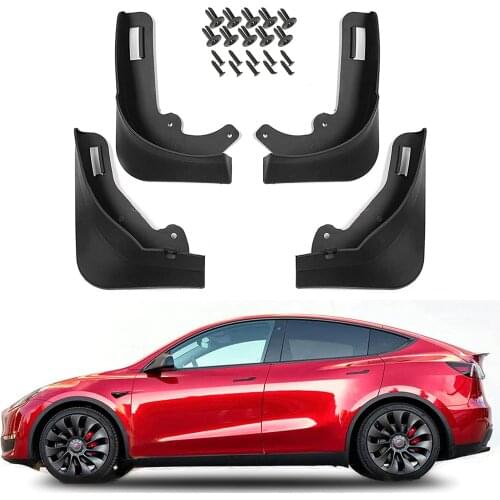 2021 Car Tesla Model Y Mud Flaps Guard Fender Mudflaps Mud Flap Front Rear Mudguard splash guards Protector