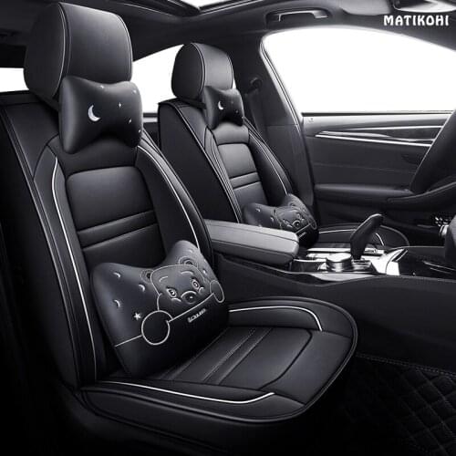 MATIKOHI leather car seat covers For honda freed stream accord 2018 crv civic jezz 2011 city 2010 fit hrv xrv car seats styling
