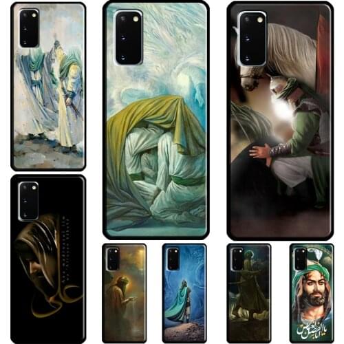 Islam Shia Imam Ali Hussain Phone Case For Samsung Galaxy S21 Ultra S20 fe S10 Plus S9 S8 S20 Plus Note 20 Soft Coque