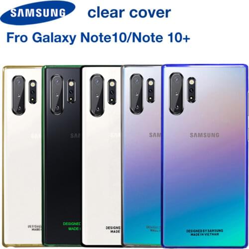 Samsung Original Transparent Plating Edge TPU Cover Phone Case For Samsung Galaxy Note 10 Note10 NoteX NoteX Note10 Plus Shell