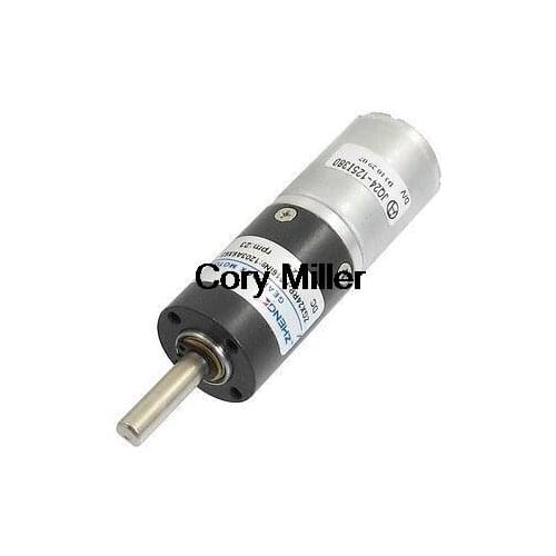 23RPM 12VDC 6mm Shaft Dia Cylinder Reducing Gear Motor ZGX24RP