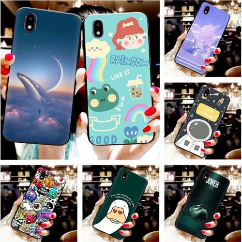 For Man Cartoon Phone Case For ZTE Blade A3 2020 Cute Soft Glitter Soft Case Dirt-resistant Durable
