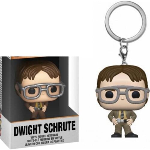 Funko Keychain The Office Action Figure Dwight Schrute Collection Toys