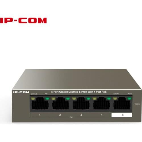 IP-COM G1105P-4-63W PoE Switch 5 Port Fast Switch With 4 Port PoE Lan Ethernet Hub Rj45 5 Port 10/100/1000Mbps Network Switch