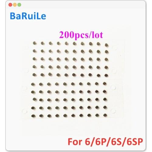 BaRuiLe 200pcs Power Button Metal Spacer for iPhone 6 6S Plus 5.5'' Volume Lock Key Thickness Shim Replacement Parts