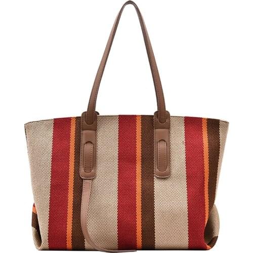 Fashion designer Shoulder crossbody Casual Women Totes Shopping Bag Female canvas Beach large Handbag for Women 2021