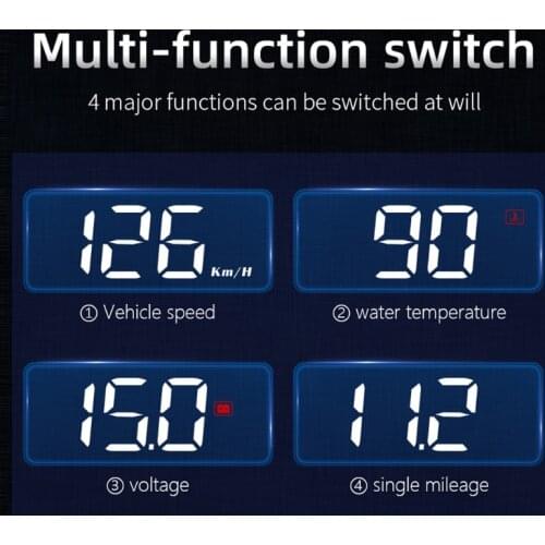 M3 Newest HUD Head-Up Display Car-Styling Overspeed Warning Windshield Projector 964B