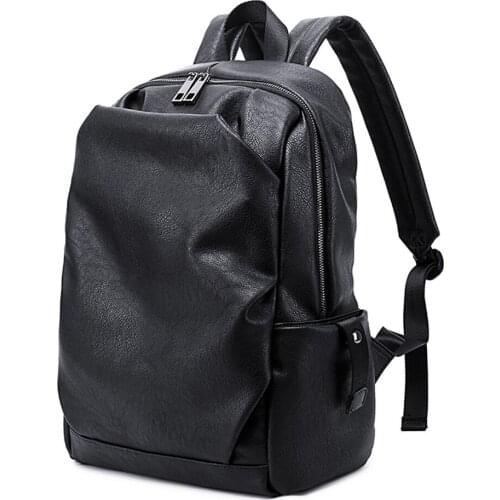 New high quality Durable PU leather Folding Backpack Unisex Lightweight Outdoor Travel Hiking Backpack Portable Camping Daypack