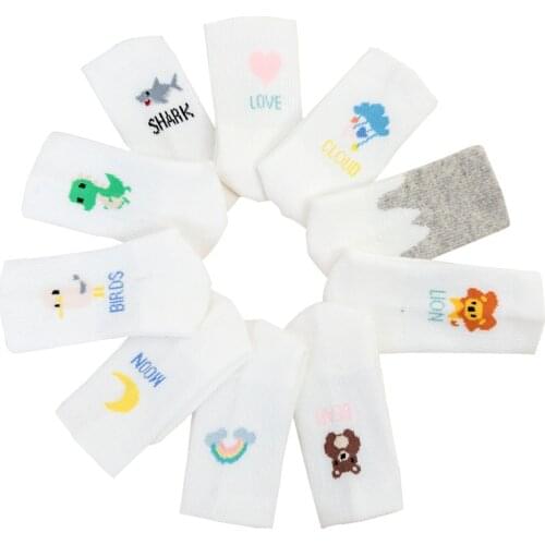 1 to 8 Years Super Thick Cute Socks For Students Winter Socks For Boys Girls Childrens White Terry Socks Animal Socks Toddlers
