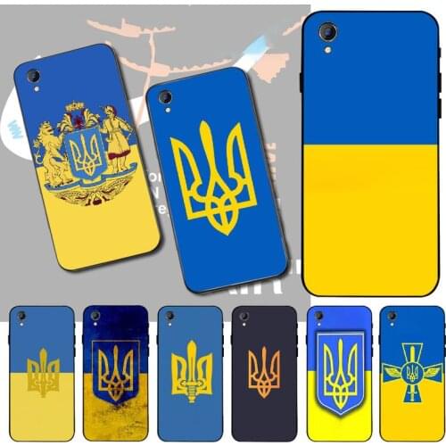 PENGHUWAN Ukraine Flag DIY Luxury Phone Case For Vivo Y91c Y17 Y51 Y67 Y55 Y93 Y81S Y19 Y7S Case