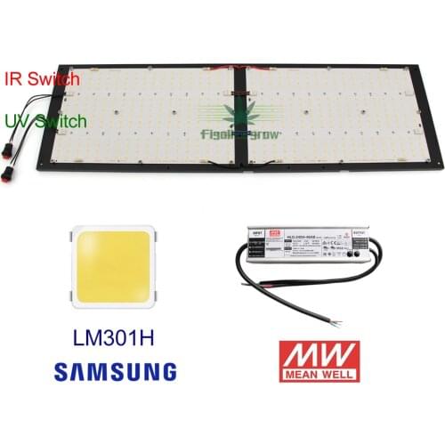 120W 240W Dimmable Turn ON/OFF Switch XPE UV IR Quantum Tech V4 Board QB288 Samsung Lm301H Led Grow Light Meanwell Driver