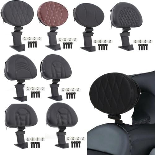 Motorcycle Adjustable Plug-In Driver Backrest Seat Cushion Pad For Honda Goldwing GL1800 2018-up
