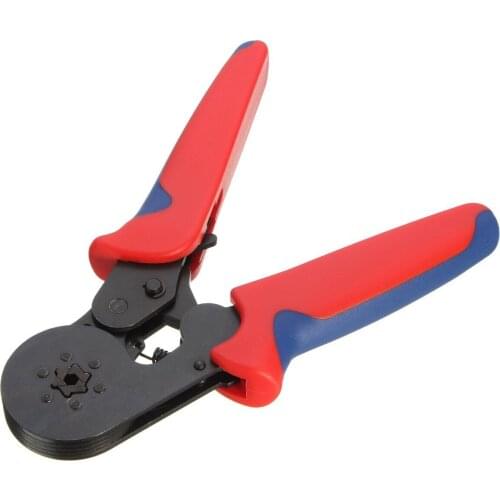 Mini Crimper with Connector Terminal Crimping Tool Pliers HSC8 6-6 Crimping Range for 2.5-6.0 mm2