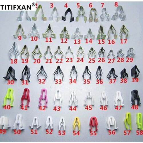 15PCS Universal Auto Plastic Fastener Clip For Lada All Cars Dashboard DVD CD Console Panel Trim Metal Rivet