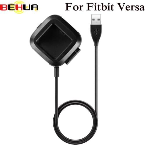 1m USB Charging Cable Cradle Station for Fitbit Versa Smart Watch High Quality Replacement USB Charger Dock With Cable Accessory