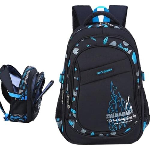 New Kids Oxford Waterproof Backpack Primary Middle School Backpack For Boys Girls Lightweight Orthopedic Students School Bag
