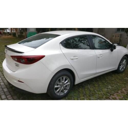 High Quality ABS Car Rear Wing Trunk Lip Spoilers For Mazda 3 Axela 2013-2017