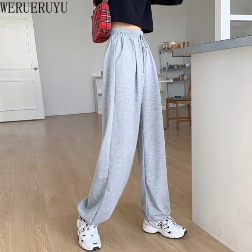WERUERUYU Women's Trousers Harem Pants