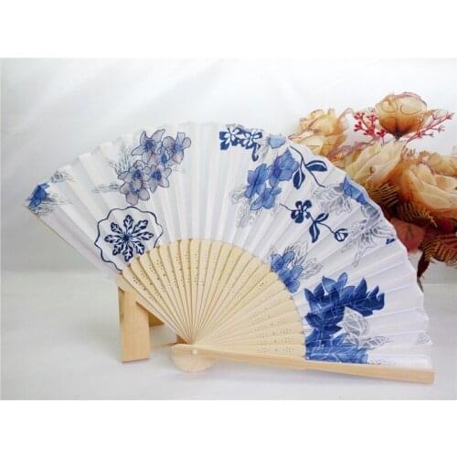 100 Silk Wedding Fan,Japanese Folding Hand Fan,Chinese Dance Fans,Personalized Wedding Shower Gift,Customized Wedding Souvenir