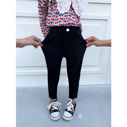 2019 baby girl casul pants slim stretch pants girls kids spring autumn long pant trouser children clothes