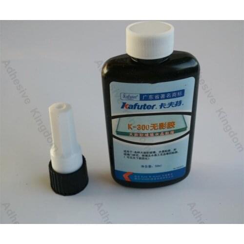 6pcs NEW kafuter k-300 UV glue uv curing adhesive Crystal bonding glue 50ml free shipping