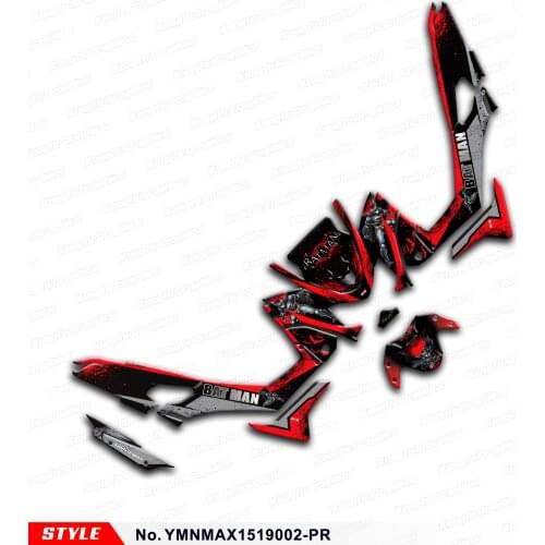 Aftermarket Scooter Bike Stickers Vinyl Decals for NMAX 125 155 2015 2016 2017 2018 2019, Style No.YMNMAX1519002-PR