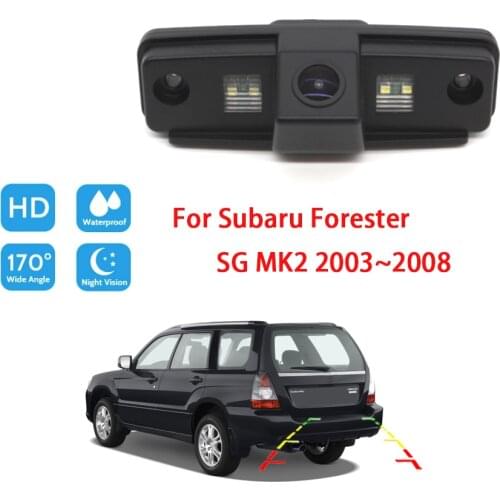 Car camera For Subaru Forester SG MK2 2003 2004 2005 2006 2007 2008 CCD Full HD Night Vision Rear view Camera high quality RCA