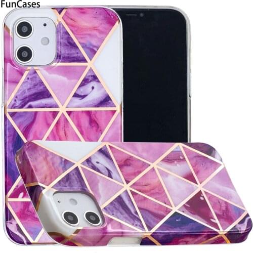Smart Phone Cases For hoesje iPhone 12 Mini Purple Soft IMD Protector sFor Apple iPhone phone case X 12 Pro Max XS XR Aksesuar