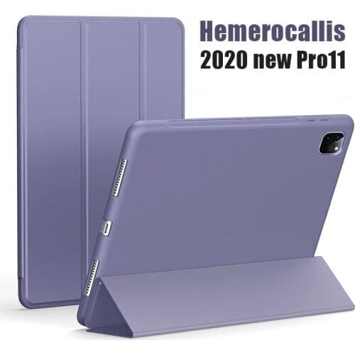 Case For iPad Pro 11 Smart Magnetic ipad Case with Soft TPU Back Cover Pencil Holder for 2018/2020 iPad Pro 11 inch Universal