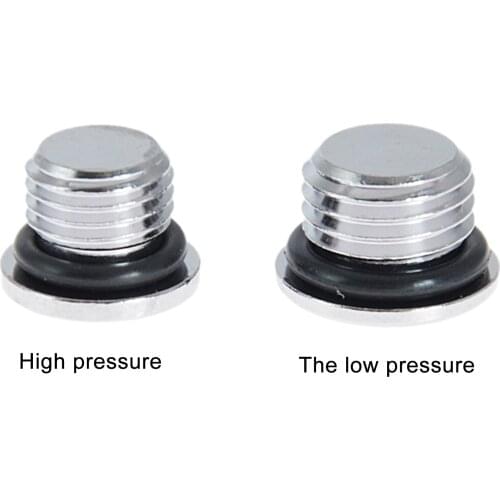 Scuba Diving Regulator Port Plug Low Pressure High Pressure - 3/8", 7/16" LP HP Regulators Screws with Rubber Sealed Ring
