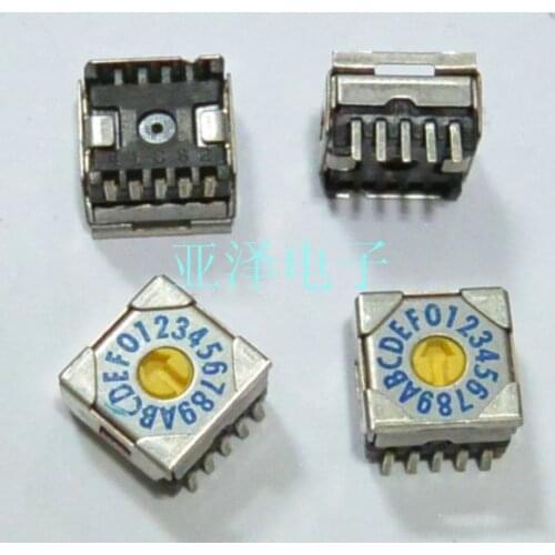 Fuji Japanese FUJISOKU 0-F / 16 stalls 8421C DIP rotary code switch SMRR7016-1