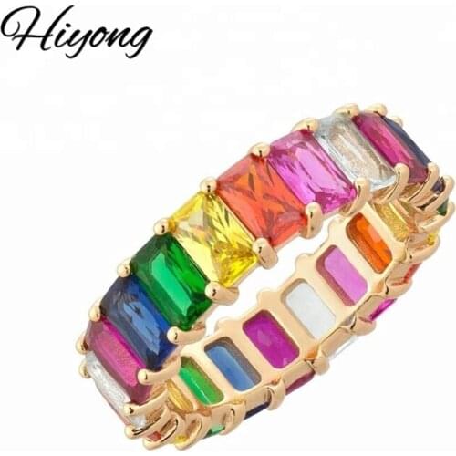 Женские золотые кольца HIYONG China At AliExpress