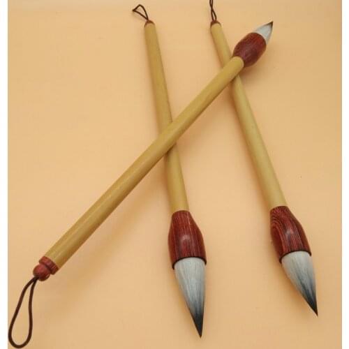 3pcs/set Chinese Calligraphy Woolen Purple Rabbit Writing Brushes Brush Brush Pen For Calligraphy Drawing Freehand Painting