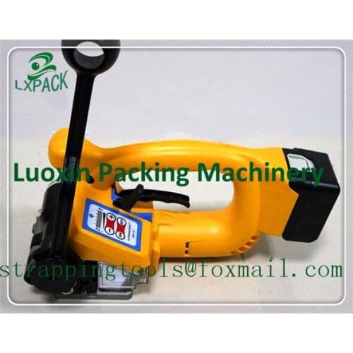 LX-PACK Lowest factory price Battery Powered Automatic Combination Plastic Strapping Tools Hand Nylon Strapping Tool