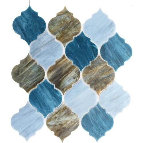 Multi Colors Kitchen Backsplash Tiles Stained Glass Mosaic for Sale