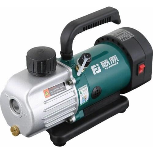 New 1L Rotary Vane Vacuum Pump Single Stage Lab Refrigerator Pump 1.8CFM 1/6HP 220V