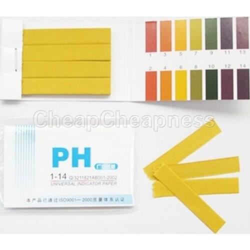 Full Range pH Alkaline Acid 1-14 Test Paper Water Litmus Testing Kit 031N 358A 1PCS 80 Strips