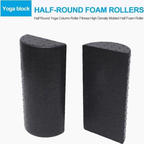 Half Round Yoga Column Roller Fitness High Density Molded Half Foam Roller