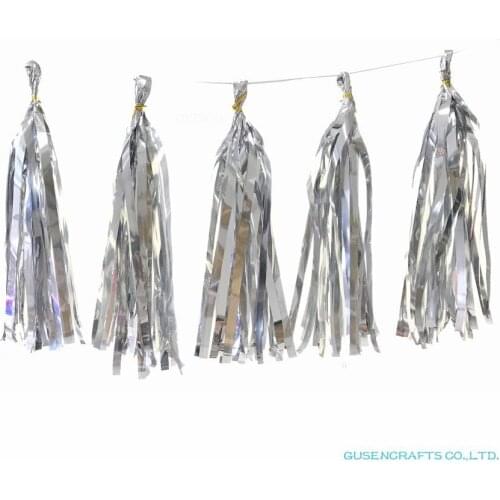 Wedding Decoration 5Pcs Tissue Paper Tassels Garland Wedding Home Decor Crafts Birthday Party Events Supplies Balloons Ribbon