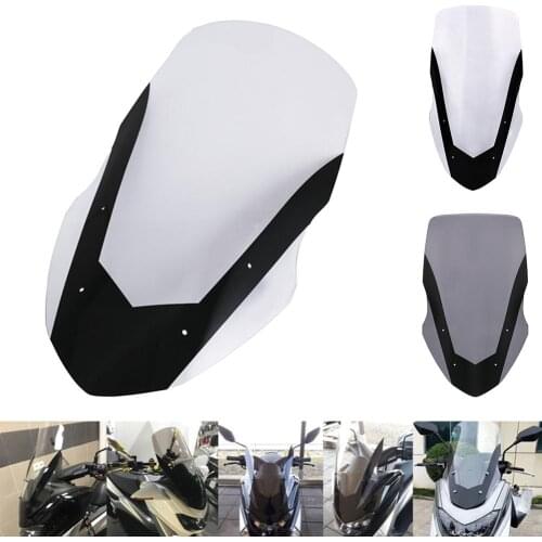 Heightened Front Windshield Screen Deflector for Yamaha NMAX155 NMAXL125 16-18 Motorcycle Windscreens Wind Deflectors Suplies