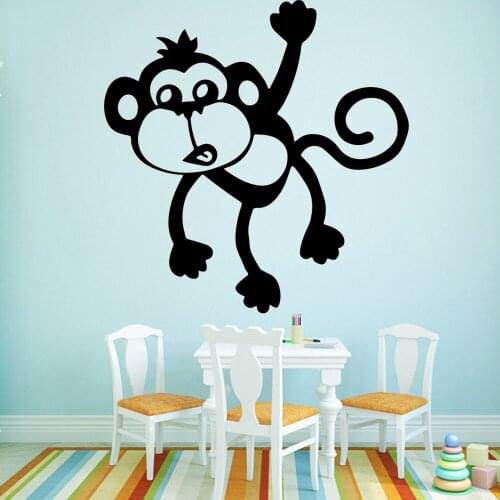 Funny Monkey Wall Stickers Home Decoration Accessories Wall Decorations Living Room Room Decoration