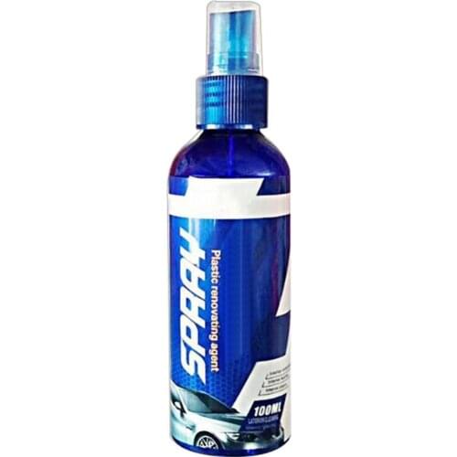 100ml Plastic Parts Retreading Restore Agent Wax Instrument Reducing Agent Accessories Auto Interior Car Cleaner