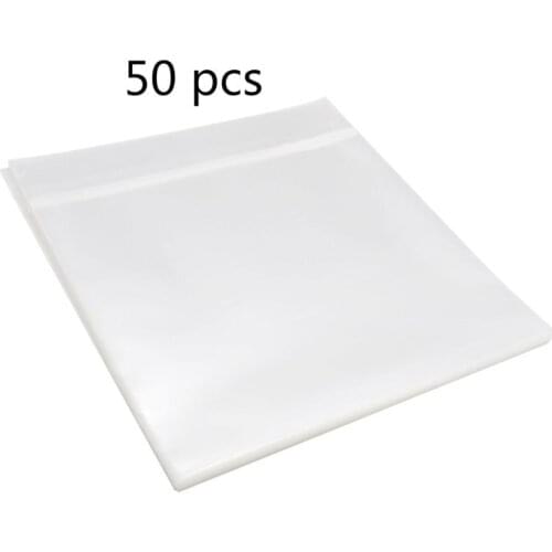 50Pcs 12\" Recording Protective Sleeve for Turntable Player LP Vinyl Record Bag 24BB