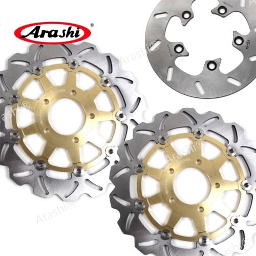 ARASHI GSX-R1000 Front Rear Brake Rotors Disc For SUZUKI GSXR1000 2004 2005 GSX R 1000 GSX1000R / GSXR600 GSXR 750 2003 2004