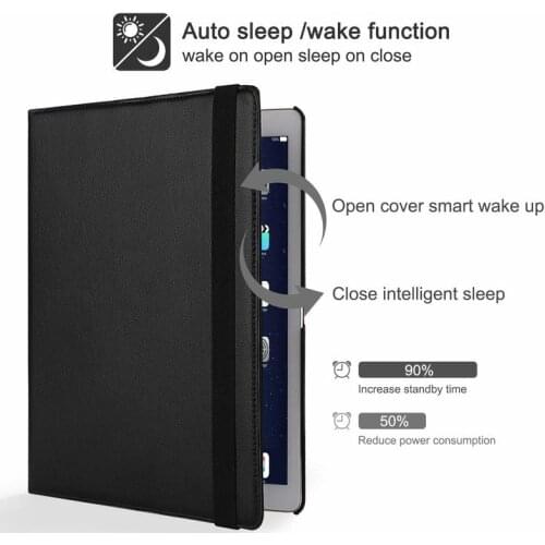 Case For iPad Pro 12.9 360 Degree Rotating Stand Case with Smart Protective Cover Auto Sleep/Wake for Apple Pro 12.9 2015 /2017