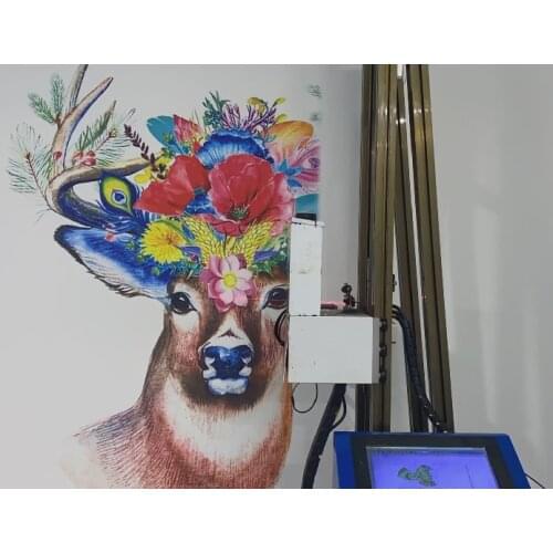 Maxwave Laser High resolution digital printing machine vertical zeescape wall printer