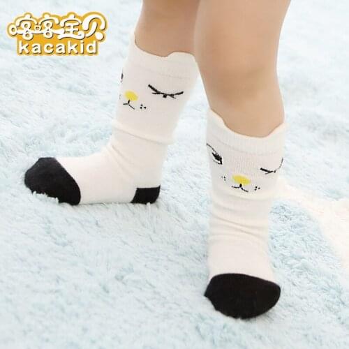 KACAKID Official Store Unisex Children Socks Cute Expressions Kids Baby Children Boys Girls Socks Antislip Children Socks Ka1280