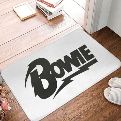 Bowie Doormat Carpet Mat Rug Polyester Anti-slip Floor Decor Bath Bathroom Kitchen Balcony 40x60