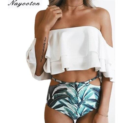 Большие раздельные купальники NAYOOTON China At AliExpress